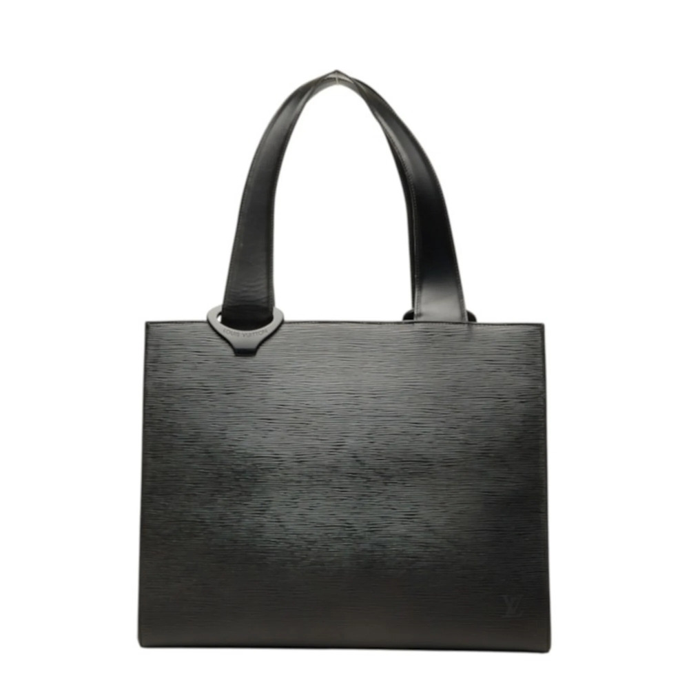 Louis Vuitton Epi Gemmo Tote Bag Shoulder M52452 Noir Black Leather Women's L...
